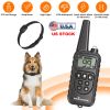 Dog Training Collar With Remote Rechargeable Dog Training Collar Ip68 Waterproof With 4 Training Modes 3 Channels For Medium And Small Dogs