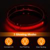 Led Dog Collar Usb Rechargeable Adjustable Dog Safety Collar Night Safety Flashing Luminous Light Up Collar