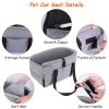 Console Pet Car Seat With Storage Pocket Booster Car Seat Portable Pet Travel Bag Machine Washable Pet Seat Fit For Small Dog Cat
