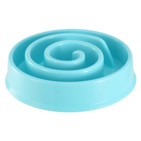 Dog Cat Slow Feeder Bowl Pet Interactive Maze Feeder Bowl Anti-Bloat Feeding Plate