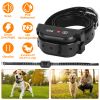 Ipx8 Waterproof Electric Dog Training Collar Rechargeable Receiver Beep Vibration Shock For Small Medium Large Dogs