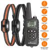 2Pack Dog Training Collars With Remote Rechargeable Dog Training Collars Ip68 Waterproof With 4 Training Modes 3 Channels For Medium And Small Dogs