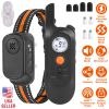 984Ft Dog Training Collar Ip65 Waterproof Pet Beep Vibration Electric Shock Collar 3 Channels Rechargeable Transmitter Receiver Trainer With Recording