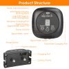 Dog Fence System Pet Containment System With 9 Adjustable Levels 2 Recivers Ipx8 Waterproof Rechargeable Underground Fence For Small Medium Large Dog
