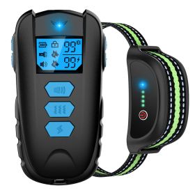 Dog Training Collar With Remote Rechargeable Electronic Shock Collar For Dogs Beep Vibration Shock For Small Medium Large Dogs