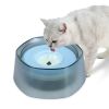 No Spill Dog Cat Water Bowl Spill Proof Slow Water Feeder 47.35Oz Pet Water Dispenser Travel Dog Bowl For Dogs/Cats/Pets