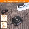 Ipx8 Waterproof Electric Dog Training Collar Rechargeable Receiver Beep Vibration Shock For Small Medium Large Dogs