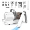 Professional Pet Hair Grooming Vacuuming Kit With 7 Grooming Tools Dog Clipper 2.5L Dust Cup 10000Pa Strong Suction Low Noise Hair Remover Pet Hair Gr