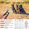 984Ft Dog Training Collar Ip65 Waterproof Pet Beep Vibration Electric Shock Collar 3 Channels Rechargeable Transmitter Receiver Trainer With Recording