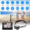 984Ft/300M Radius Electric Dog Fence Dog Training Collar Ip65 Waterproof Wireless Pets Containment System Rechargeable Dog Receiver Transmitter