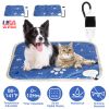 Pet Heating Pad Electric Dog Cat Heating Mat Waterproof Warming Blanket With 86-141℉ Adjustable Temperature 0-12 Timer Digital Display Chewing-Resista