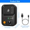 Ultrasonic Anti-Barking Device Rechargeable Auto Dog Bark Control Deterrent Box Training Device Ipx4 Waterproof With 3 Frequency Max 32.8Feet Sensing