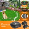 Dog Fence System Pet Containment System With 9 Adjustable Levels 2 Recivers Ipx8 Waterproof Rechargeable Underground Fence For Small Medium Large Dog