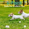 6Pcs 2.3" Dog Balls Tear-Resistant Washable Etpu Dog Chew Toys For Small Medium Dogs For Automatic Dog Ball Launcher Ball Throwing Machine