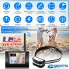 984Ft/300M Radius Electric Dog Fence Dog Training Collar Ip65 Waterproof Wireless Pets Containment System Rechargeable Dog Receiver Transmitter