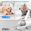 Professional Pet Hair Grooming Vacuuming Kit With 7 Grooming Tools Dog Clipper 2.5L Dust Cup 10000Pa Strong Suction Low Noise Hair Remover Pet Hair Gr