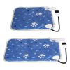 Pet Heating Pad Electric Dog Cat Heating Mat Waterproof Warming Blanket With 86-141℉ Adjustable Temperature 0-12 Timer Digital Display Chewing-Resista