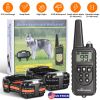 2Pack Dog Training Collars With Remote Rechargeable Dog Training Collars Ip68 Waterproof With 4 Training Modes 3 Channels For Medium And Small Dogs