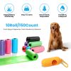 10 Rolls 150 Count Dog Waste Bags Disposable Dog Poop Bags With Dispenser Leakproof Ecofriendly Unscented