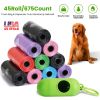 45 Rolls 675 Count Dog Waste Bags Disposable Dog Poop Bags With Dispenser Leakproof Unscented