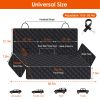 Dog Car Seat Cover Waterproof Scratchproof Pet Car Rear Protector Mat Pet Back Seat Cover With Dog Seat Belt For Car Truck Suv