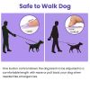 16Ft Retractable Dog Leash Extendable Pet Leash Dog Walking Leash With Flashlight Rgb Light 2 Rolls Of Waste Bags Dispenser Fit For 66-110Lbs