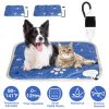 Pet Heating Pad Electric Dog Cat Heating Mat Waterproof Warming Blanket With 86-141℉ Adjustable Temperature 0-12 Timer Digital Display Chewing-Resista
