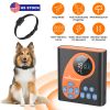 2 In 1 Wireless Dog Fence System With Training Collar Invisible Dog Fence Ip68 Waterproof With 722Ft Adjustable Range Beep Vibration  Static Shock