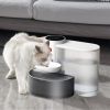 Smart Pet Water Fountain Automatic Cat Water Dispenser 3L/101Oz Cordless Rechargeable Dog Water Fountain Self-Refill With 3 Adjustable Volume 3 Time I