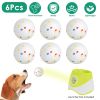 6Pcs 2.3" Dog Balls Tear-Resistant Washable Etpu Dog Chew Toys For Small Medium Dogs For Automatic Dog Ball Launcher Ball Throwing Machine