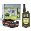 2Pack Dog Training Collars With Remote Rechargeable Dog Training Collars Ip68 Waterproof With 4 Training Modes 3 Channels For Medium And Small Dogs
