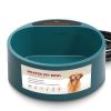 Heated Water Bowl For Dog Cat 74.4Oz Heating Water Dish Ip67 Waterproof Thermal Water Bowl Heated Pet Bowl Dog Cat Water Feeder Bowl For Dog Cat Rabbi