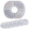 6Pack Pet Water Fountain Replacement Filter Activated Carbon Ion Resin Filter Cotton Filtration System For 2.5L Automatic Water Fountain