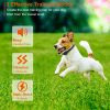 3280Ft Dog Training Collar Ip67 Waterproof Pet Beep Vibration Electric Shock Collar 3 Channels Rechargeable Transmitter Receiver Trainer With Flashlig