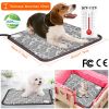 Pet Heating Pad Dog Cat Electric Heating Mat Waterproof Adjustable Warming Blanket With Chew Resistant Steel Cord Case