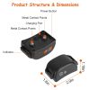 Ipx7 Waterproof Electric Dog Training Collar Rechargeable Receiver Beep Shock For Small Medium Large Dogs