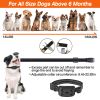 Electric Dog Collar Receiver Anti-Bark Dog Deterrent Training Collar With Beep Vibration Shock Modes For Dog Fence System