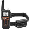 3280Ft Dog Training Collar Ip67 Waterproof Pet Beep Vibration Electric Shock Collar 3 Channels Rechargeable Transmitter Receiver Trainer With Flashlig