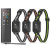2-In-1 Dog Shock And Bark Collar Dog Training Collar With Remote Rechargeable Ip68 Waterproof With 3 Channels For Medium And Small Dogs