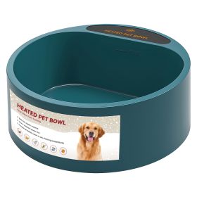 Heated Water Bowl For Dog Cat 74.4Oz Heating Water Dish Ip67 Waterproof Thermal Water Bowl Heated Pet Bowl Dog Cat Water Feeder Bowl For Dog Cat Rabbi