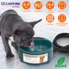 Heated Water Bowl For Dog Cat 74.4Oz Heating Water Dish Ip67 Waterproof Thermal Water Bowl Heated Pet Bowl Dog Cat Water Feeder Bowl For Dog Cat Rabbi