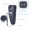 Ultrasonic Anti Barking Device Rechargeable Handheld Dog Barking Deterrent With 4 Modes Led Flashlight Dog Repeller