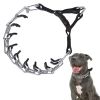Adjustable Dog Choke Collar Training Chain Dog Necklace With Buckle For Small Medium Large Dogs
