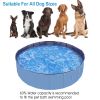 Foldable Pet Swimming Pool Pvc Kiddie Baby Dog Swim Pool Bathing Tub Playmat Kids Pools