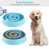 Dog Cat Slow Feeder Bowl Pet Interactive Maze Feeder Bowl Anti-Bloat Feeding Plate
