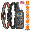 2Pack Dog Training Collars With Remote Rechargeable Dog Training Collars Ip68 Waterproof With 4 Training Modes 3 Channels For Medium And Small Dogs