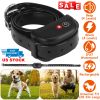 Ipx7 Waterproof Electric Dog Training Collar Rechargeable Receiver Beep Shock For Small Medium Large Dogs