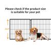 48.2In Spacious Dog Kennel Indoor Dog Crate With Pvc Top Cover, Heavy Duty Metal Dog Playpen With Flexible Door Placement, Escape Resistant Pet Cage F
