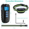 Dog Training Collar With Remote Rechargeable Electronic Shock Collar For Dogs Beep Vibration Shock For Small Medium Large Dogs