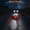 Light Up Dog Harness Rechargeable Led Dog Harness No Pull Lighted Dog Vest With Handle For Small/Medium/Large Dogs